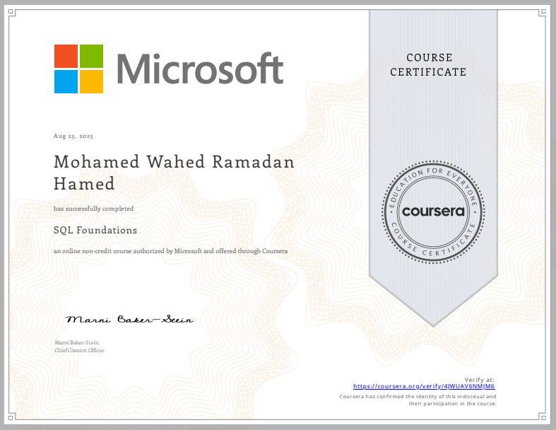 SQL Server Foundations